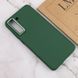 TPU чохол Bonbon Metal Style для Samsung Galaxy S21 FE Зелений / Army green