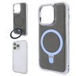Металлический чехол + замша для iPhone 15 Pro Aluminium Case Suede With Magsafe Stand