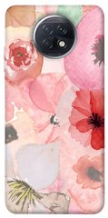 Чохол для Xiaomi Redmi Note 9 5G / Note 9T PandaPrint Акварельні квіти 3 квіти
