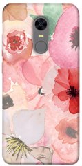 Чехол для Xiaomi Redmi 5 Plus PandaPrint Акварельные цветы 3 цветы
