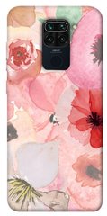 Чохол для Xiaomi Redmi Note 9 / Redmi 10X PandaPrint Акварельні квіти 3 квіти