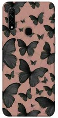 Чехол для Oppo A31 PandaPrint Порхающие бабочки паттерн