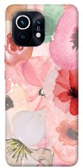 Чохол для Xiaomi Mi 11 PandaPrint Акварельні квіти 3 квіти