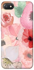 Чохол для Xiaomi Redmi 6A PandaPrint Акварельні квіти 3 квіти