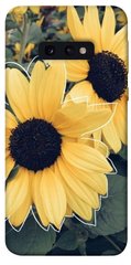 Чехол для Samsung Galaxy S10e PandaPrint Два подсолнуха цветы