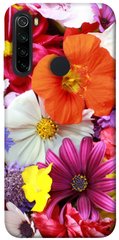 Чехол для Xiaomi Redmi Note 8 PandaPrint Бархатный сезон цветы