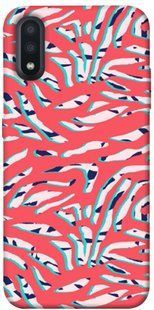 Чохол для Samsung Galaxy A01 PandaPrint Red Zebra print патерн
