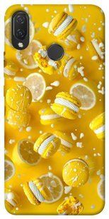 Чехол для Huawei P Smart+ 2019 PandaPrint Лимонный взрыв еда