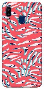 Чехол для Samsung Galaxy A20 / A30 PandaPrint Red Zebra print паттерн