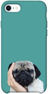 Чехол для Apple iPhone SE (2020) PandaPrint Спящий мопс животные