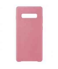 Накладка Silicone Cover for Samsung S10 Light Pink
