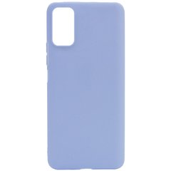 Силиконовый чехол Candy для Samsung Galaxy M52 Голубой / Lilac Blue
