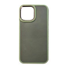 Чехол Matte Colorful Case для iPhone 12/12 Pro Green