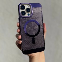 Чехол для iPhone 12 / 12 Pro Perforation MagSafe Case Purple