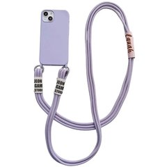 Чохол TPU two straps California для Apple iPhone XR (6.1") Бузковий