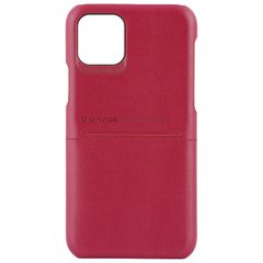 Кожаная накладка G-Case Cardcool Series для Apple iPhone 13 Pro (6.1"") Красный