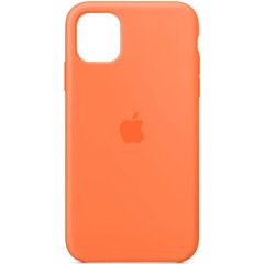 Чехол для Apple iPhone 14 Plus Silicone Case Full / закрытый низ Оранжевый / Vitamin C