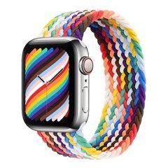 Ремешок Braided Solo Loop для Apple Watch 42/44/45 mm Rainbow