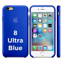 Чехол Apple silicone case for iPhone 6/6s Ultra Blue / синий