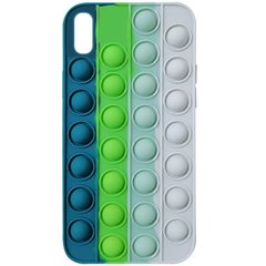 Чехол для iPhone XR Pop-It Case Поп ит Pine Green/Yellow