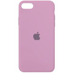 Чехол Silicone Case Full Protective (AA) для Apple iPhone SE (2020) (Лиловый / Lilac Pride)