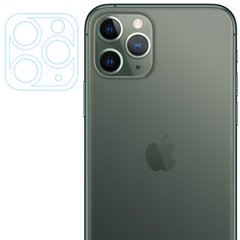 Гибкое защитное стекло 0.18mm на камеру и весь блок (тех.пак) для Apple iPhone 11 Pro / 11 Pro Max, Прозрачный