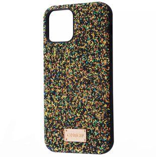 Чохол для iPhone 12 Pro Max ONEGIF Lisa Black/Colorful з блискітками
