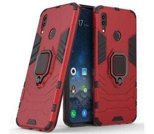 Ударостійкий чохол Transformer Ring for Magnet для Xiaomi Redmi Note 7 Червоний Протиударний, броньований