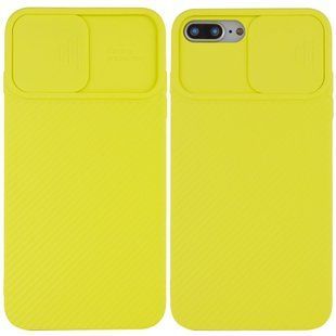 Чохол Camshield Square TPU зі шторкою для камери для Apple iPhone 7 plus / 8 plus (5.5"") Жовтий