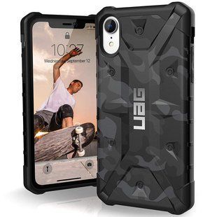 Ударостійкий чохол UAG Pathfinder камуфляж для Apple iPhone XR (6.1 "") Сірий