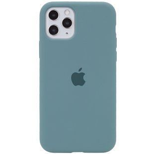 Чехол для Apple iPhone 11 Pro (5.8") Silicone Full / закрытый низ (Зеленый / Pine green)