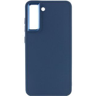 TPU чехол Bonbon Metal Style для Samsung Galaxy S24 (Синій / Cosmos blue)