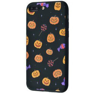 TPU чохол WAVE Fancy для Apple iPhone 7 plus / 8 plus (5.5 ") (Smiling pumpkins / Black)