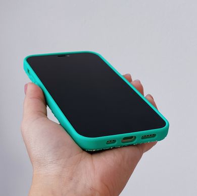 Чохол для iPhone 12 Pro Max ONEGIF Lisa Black/Colorful з блискітками