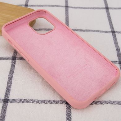 Чехол для Apple iPhone 14 Pro Max Silicone Case Full / закрытый низ Розовый / Pink