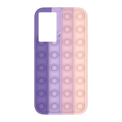 Чехол для Samsung A12 Pop-It Case Поп ит Glycine/Pink Sand