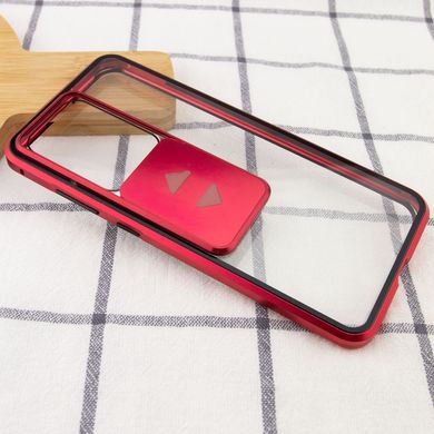 Чохол Camshield 360 Metall+Glass зі шторкою для камери для Samsung Galaxy S20 Ultra (Червоний)