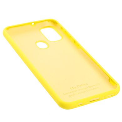 Чехол для Samsung Galaxy M21 / M30s My Colors желтый с закрытым низом и микрофиброй