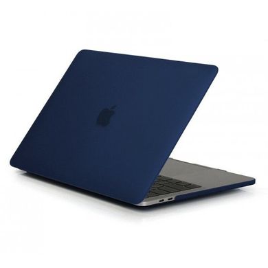 Чехол накладка Matte HardShell Case для Macbook New Air 13" Navy blue