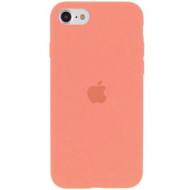 Чехол Silicone Case Full Protective (AA) для Apple iPhone SE (2020) (Розовый / Flamingo)