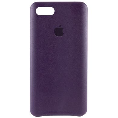 Кожаный чехол AHIMSA PU Leather Case Logo (A) для Apple iPhone 7 / 8 / SE (2020) (4.7") (Фиолетовый)