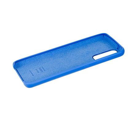 Чехол для Samsung Galaxy S20 (G980) Silky Soft Touch "голубой"