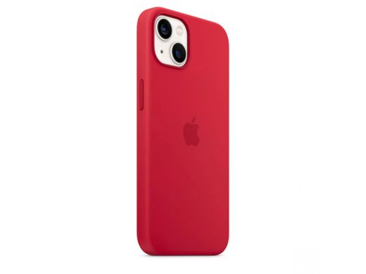 Чохол Silicone case Original 1:1 (AAA) with Magsafe для Apple iPhone 13 (6.1") (Червоний / Red)