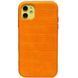 Шкіряний чохол Croco Leather для Apple iPhone 11 (6.1"") Yellow