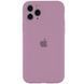 Чехол для Apple iPhone 12 Pro Silicone Full camera закрытый низ + защита камеры / Лиловый / Lilac Pride