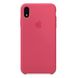 Чохол Silicone case 1: 1 (AAA) для Apple iPhone XR (6.1 "") Рожевий / Hibiscus