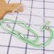 Чехол TPU Crossbody Transparent для Apple iPhone X / XS (5.8"") Мятный