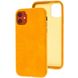 Кожаный чехол Croco Leather для Apple iPhone 11 (6.1"") Yellow
