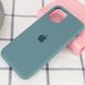 Чехол для Apple iPhone 11 Pro (5.8") Silicone Full / закрытый низ (Зеленый / Pine green)
