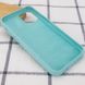 Чохол Silicone Case Full Protective (AA) для Apple iPhone 12 mini (5.4") (Бірюзовий / Marine Green)